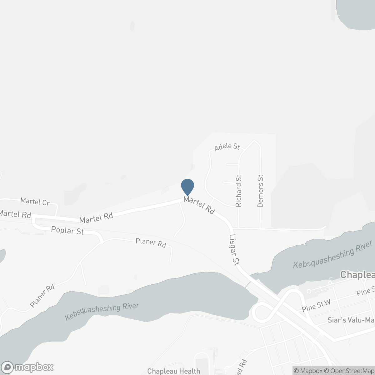 162 Martel RD, Chapleau, Ontario P0M 1K0